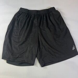 NY Threads Mens Athletic Mesh Basketball Shorts Black Size Large
